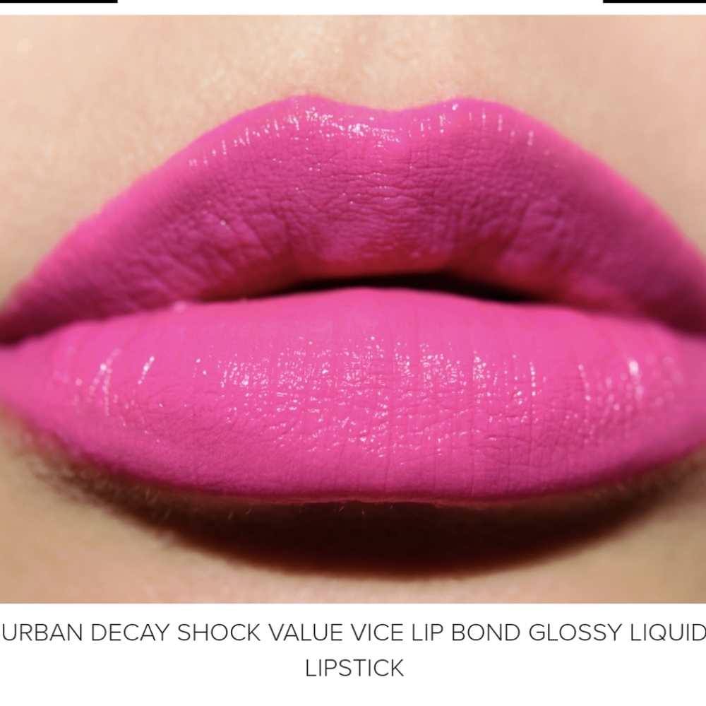 Urban Decay Vice Lip Bond Glossy Liquid Lipstick - BRAND NEW - Shock Value